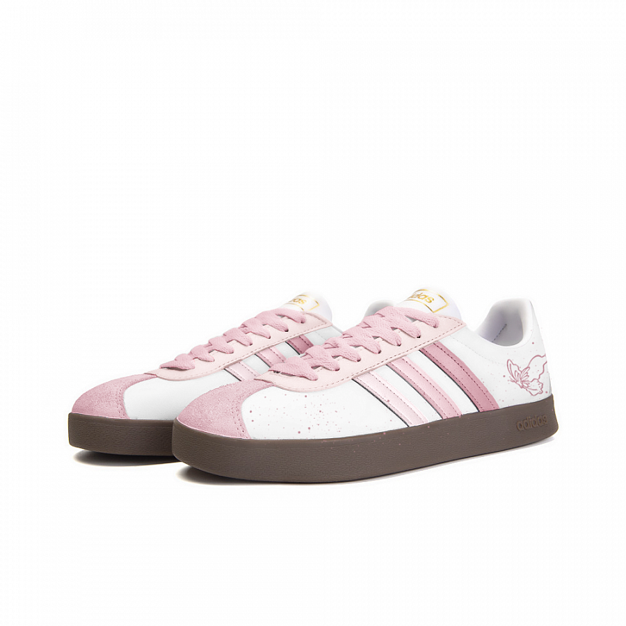 Adidas Neo VL Court 2.0 Slip Resistant Low Top Skateboard Shoes Unisex White Pink купить в интернет-магазине Yoocart с быстрой доставкой по России.