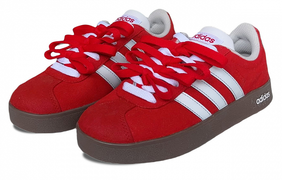 Adidas Neo Vl Court Classic Anti Slip Wear Resistant Low Top Skateboard Shoes Unisex Scarlet купить в интернет-магазине Yoocart с быстрой доставкой по России.