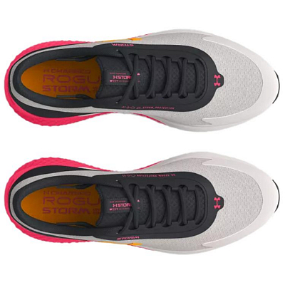 Under Armour Charged Rogue 3 Low Top Running Shoes Women's Gray Black Pink