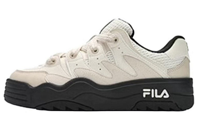 FILA Rosetta Anti Slip Wear Resistant Low Top Casual Shoes Women's Black Blue