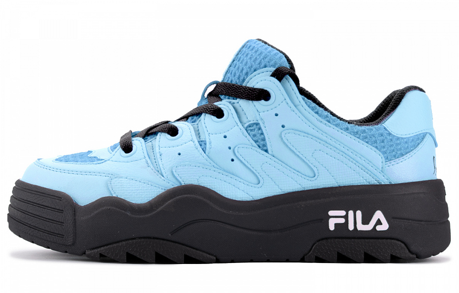 FILA Rosetta Anti Slip Wear Resistant Low Top Casual Shoes Women's Black Blue купить в интернет-магазине Yoocart с быстрой доставкой по России.
