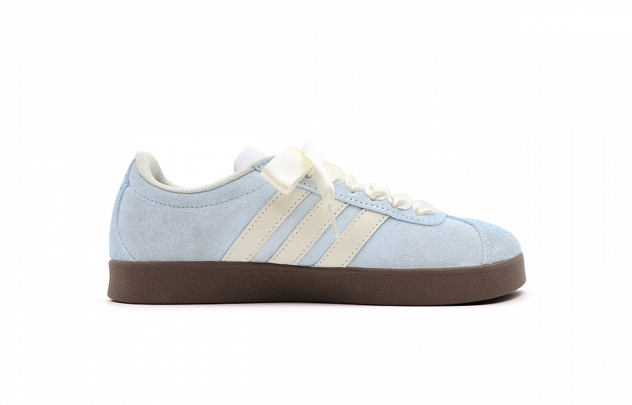 Adidas Neo VL Court 2.0 Anti-Slip Wear-Resistant Low-Top Skateboard Shoes Unisex Beige Blue купить в интернет-магазине Yoocart с быстрой доставкой по России.