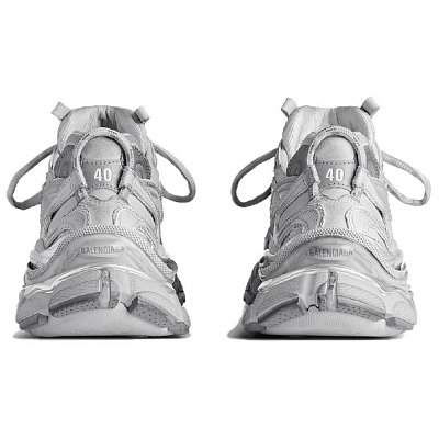 Balenciaga Runner2.0 Low Top Chunky Sneakers Men's Gray Silver