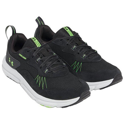 Under Armour Charged Verssert Low Top Casual Running Shoes Men's Black Green