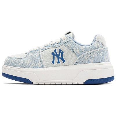MLB Chunky Liner Wear-Resistant Low-Top Skateboard Shoes Unisex Sky Blue