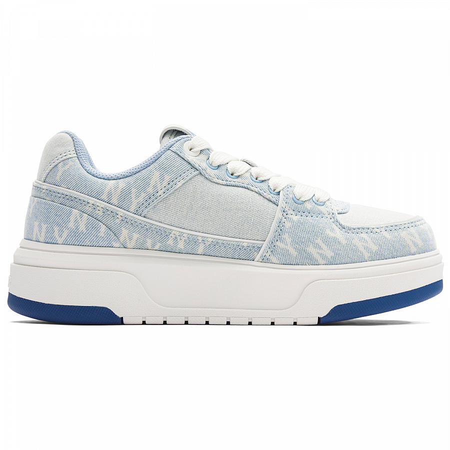 MLB Chunky Liner Wear-Resistant Low-Top Skateboard Shoes Unisex Sky Blue