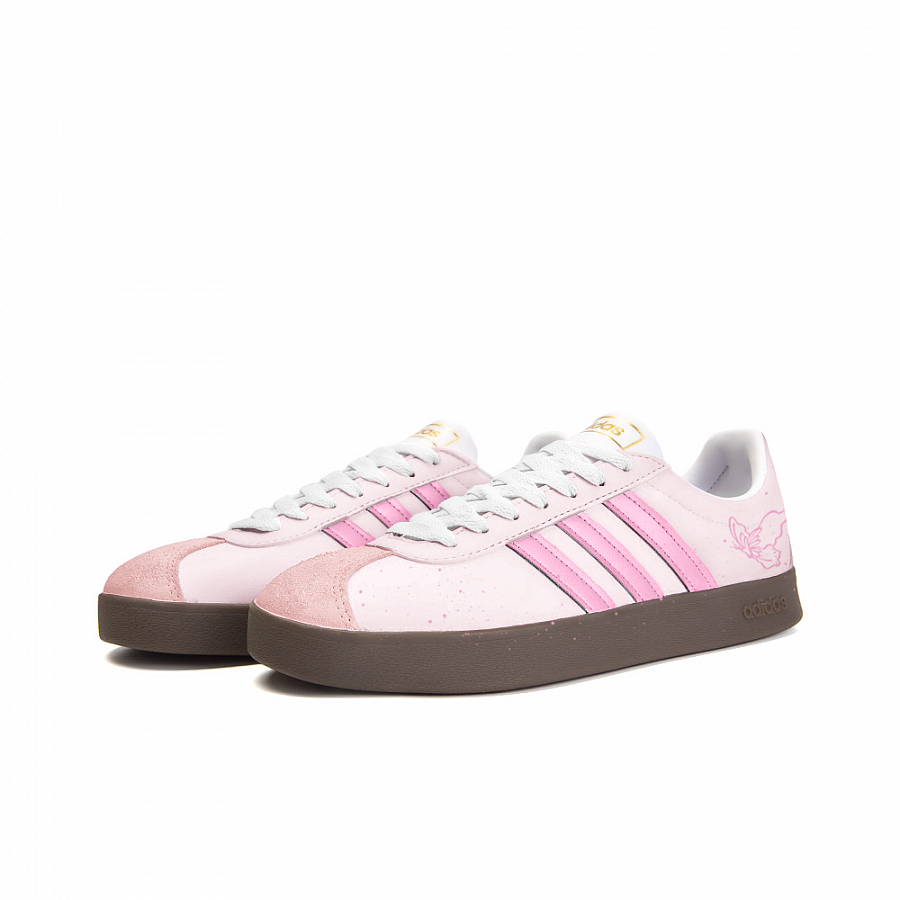 Adidas Neo VL Court 2.0 Anti Slip Wear Resistant Low Top Skateboard Shoes Unisex Bright Pink купить в интернет-магазине Yoocart с быстрой доставкой по России.