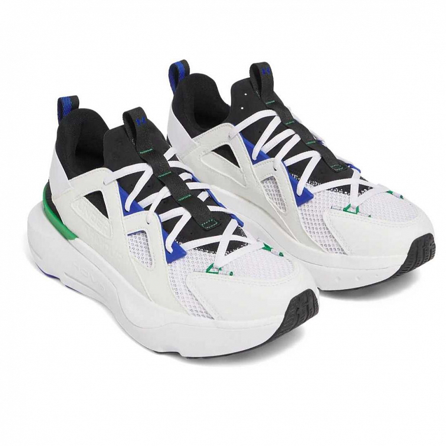 Under Armour Abrasion Resistant Low Top Running Shoes Unisex White