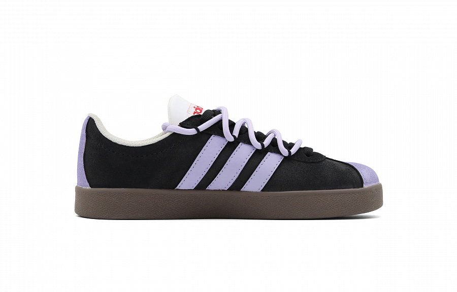 Adidas Neo VL Court Lifestyle Night Elf Anti Slip Wear Resistant Low Top Skateboard Shoes Unisex Black Purple купить в интернет-магазине Yoocart с быстрой доставкой по России.