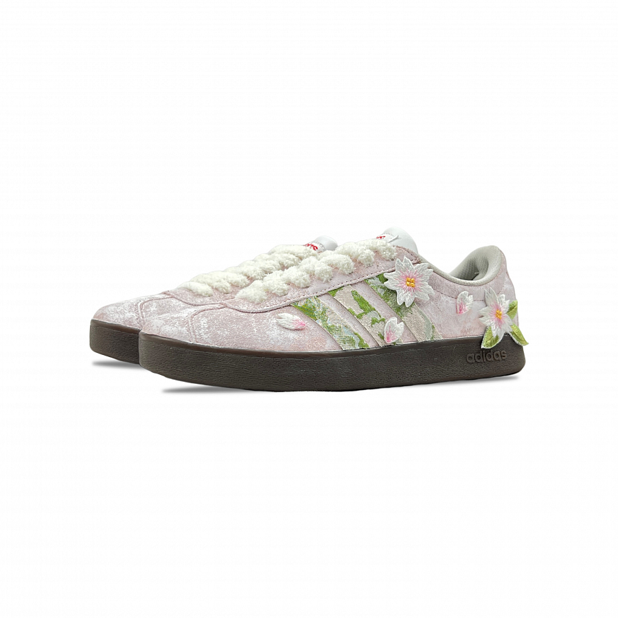 Adidas Neo VL Court 2.0 Cherry Blossom Anti Slip Wear Resistant Low Top Skateboard Shoes Unisex Pink купить в интернет-магазине Yoocart с быстрой доставкой по России.