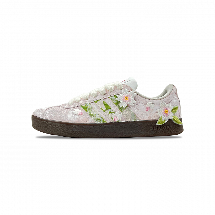 Adidas Neo VL Court 2.0 Cherry Blossom Anti Slip Wear Resistant Low Top Skateboard Shoes Unisex Pink купить в интернет-магазине Yoocart с быстрой доставкой по России.