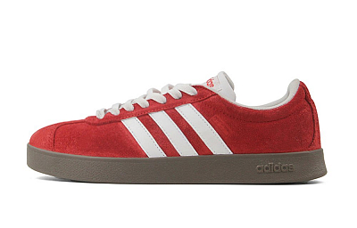Adidas Neo VL Court Lifestyle Abrasion Resistant Balance Low Top Skateboard Shoes Unisex Red