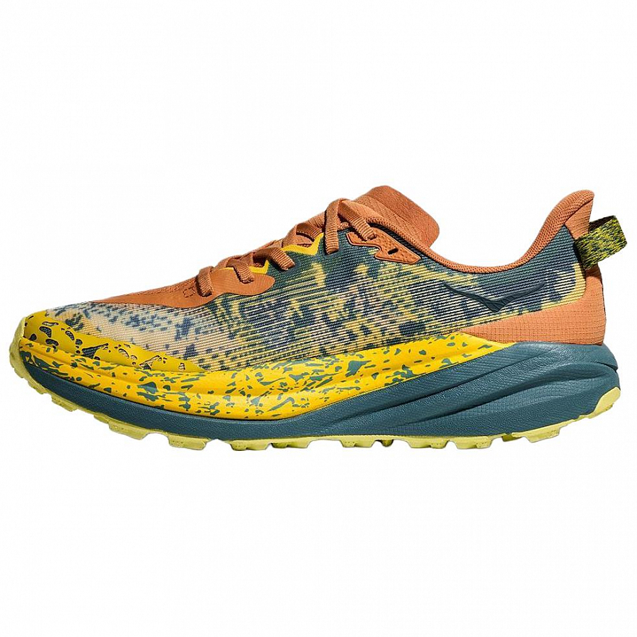 HOKA ONE ONE Speedgoat 6 Cushioning, Wear Resistant Low Top Running Shoes Men's Yellow Orange купить в интернет-магазине Yoocart с быстрой доставкой по России.