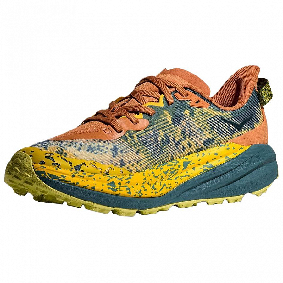 HOKA ONE ONE Speedgoat 6 Cushioning, Wear Resistant Low Top Running Shoes Men's Yellow Orange купить в интернет-магазине Yoocart с быстрой доставкой по России.