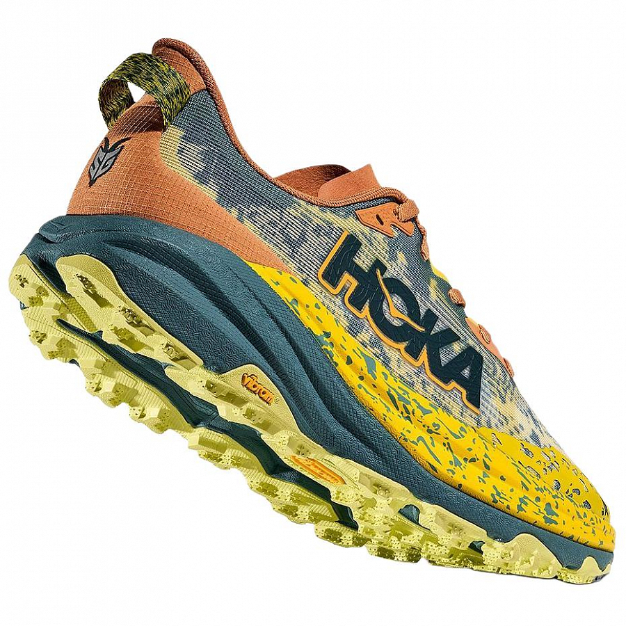 HOKA ONE ONE Speedgoat 6 Cushioning, Wear Resistant Low Top Running Shoes Men's Yellow Orange купить в интернет-магазине Yoocart с быстрой доставкой по России.