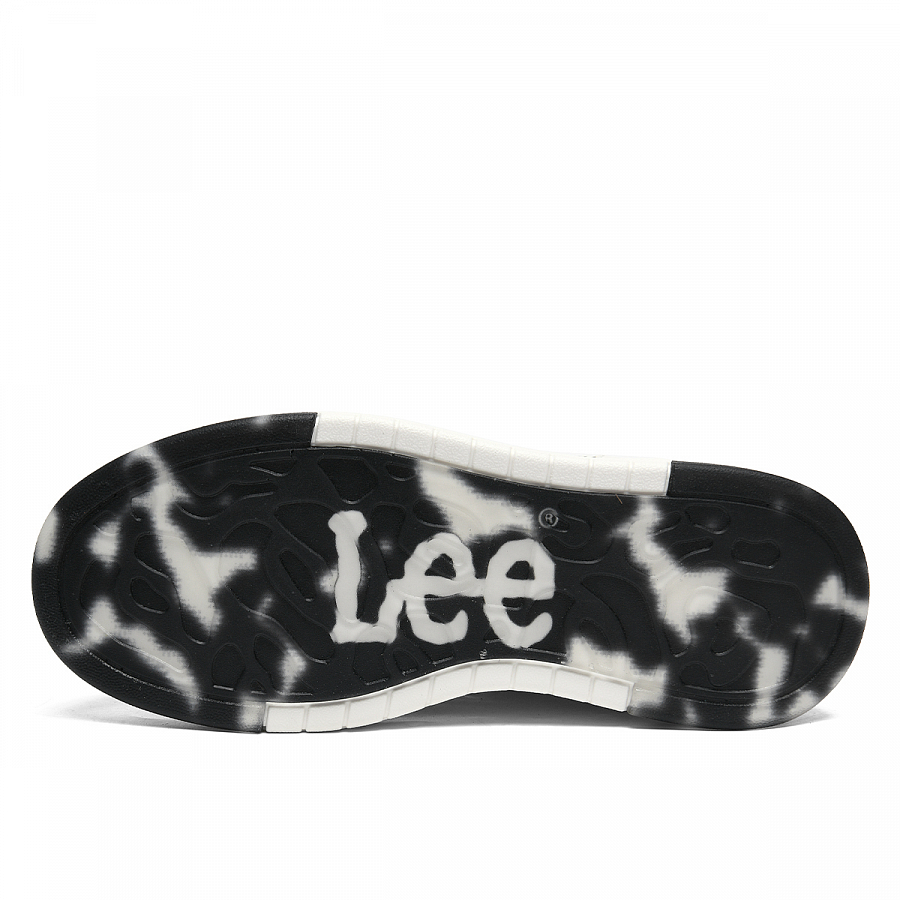 Lee Trendy Versatile, Fashion Minimalist Style White Sneakers Low Top Skateboard Shoes Men's