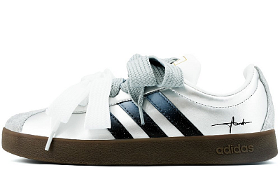 Adidas Neo VL Court 2.0 Wear resistant And Lightweight Low Top Skateboard Shoes Unisex White
