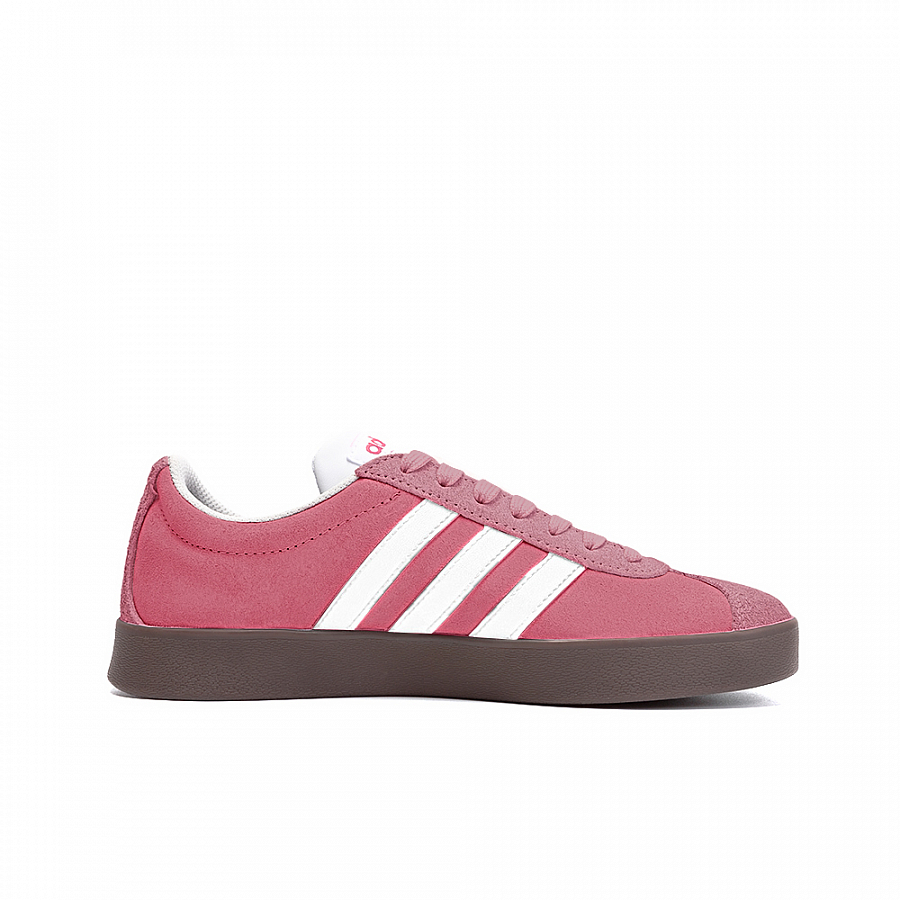 Adidas Neo VL Court Lifestyle Anti Slip Wear Resistant Low Top Skateboard Shoes Unisex Pink White купить в интернет-магазине Yoocart с быстрой доставкой по России.