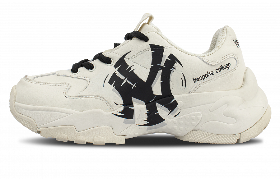 MLB Big Ball Chunky Low Top Chunky Sneakers Unisex Ecru