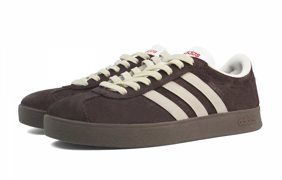 Adidas Neo VL Court Lifestyle Bear Planet Abrasion Resistant Low Top Skateboard Shoes Unisex Beige Brown купить в интернет-магазине Yoocart с быстрой доставкой по России.