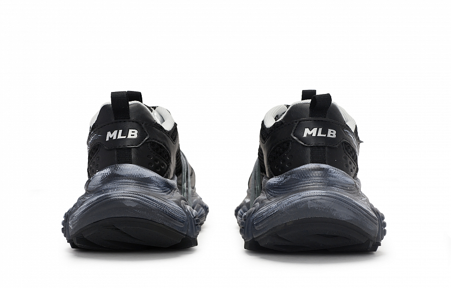 MLB New York Yankees Chunky Sneakers Unisex Low Top Black/White/Gray