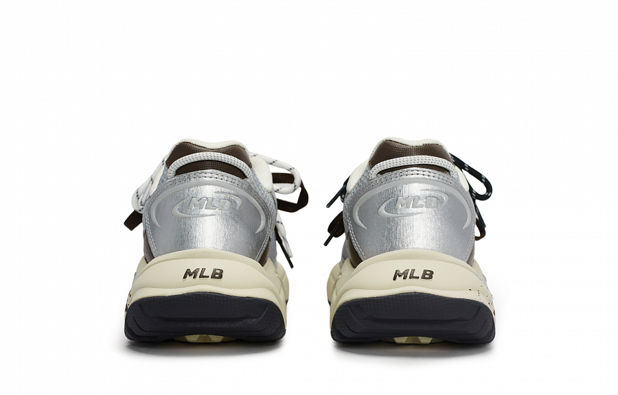 MLB New York Yankees Chunky Sneakers Unisex Low Top Gray/Silver/Brown/Blue