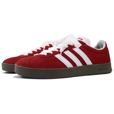Adidas Neo VL Court 2.0 Low Top Skateboard Shoes Unisex Scarlet