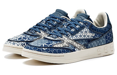 LiNing Blue Series Slip-Resistant Cushioning Wear-Resistant Lightweight Low-Top Skateboard Shoes Women's Strait Blue