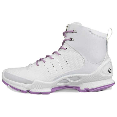 Ecco Biom C High-Top Casual Shoes Women's White Purple
