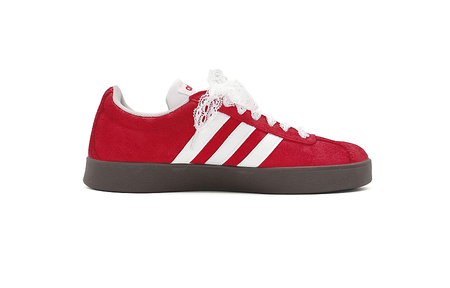 Adidas Neo VL Court 2.0 Anti Slip Wear Resistant Low Top Skateboard Shoes Unisex Red White купить в интернет-магазине Yoocart с быстрой доставкой по России.