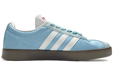 Adidas Neo VL Court 2.0 Anti-Slip Wear-Resistant Low-Top Skateboard Shoes Unisex Sky Blue