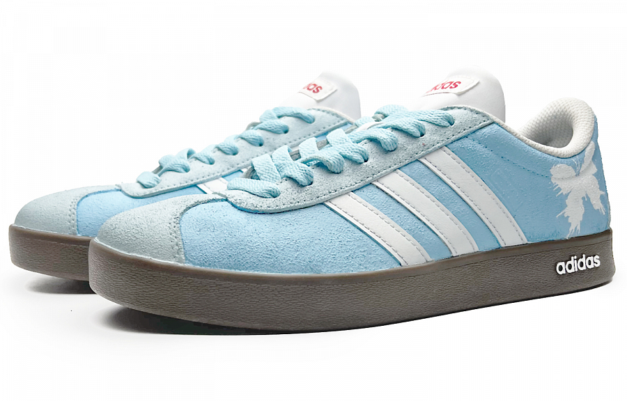 Adidas Neo VL Court 2.0 Anti-Slip Wear-Resistant Low-Top Skateboard Shoes Unisex Sky Blue купить в интернет-магазине Yoocart с быстрой доставкой по России.