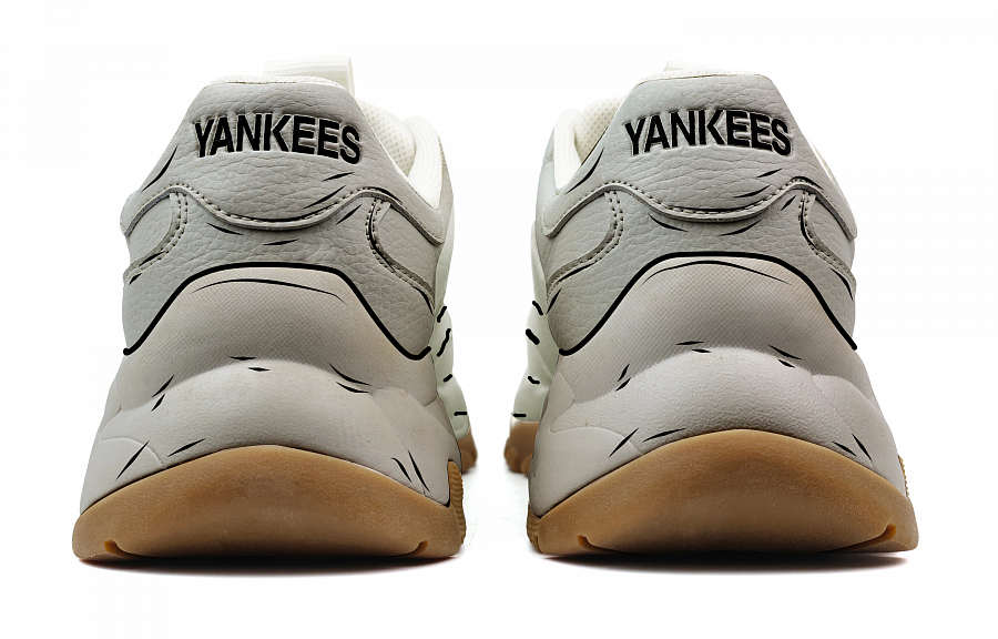 MLB Big Ball Chunky Sneakers Unisex Low Top Gray/Light Green