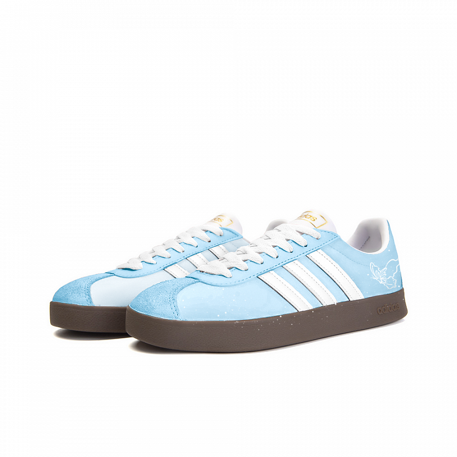 Adidas Neo VL Court 2.0 Anti Slip Wear Resistant Low Top Skateboard Shoes Unisex Sky Blue купить в интернет-магазине Yoocart с быстрой доставкой по России.