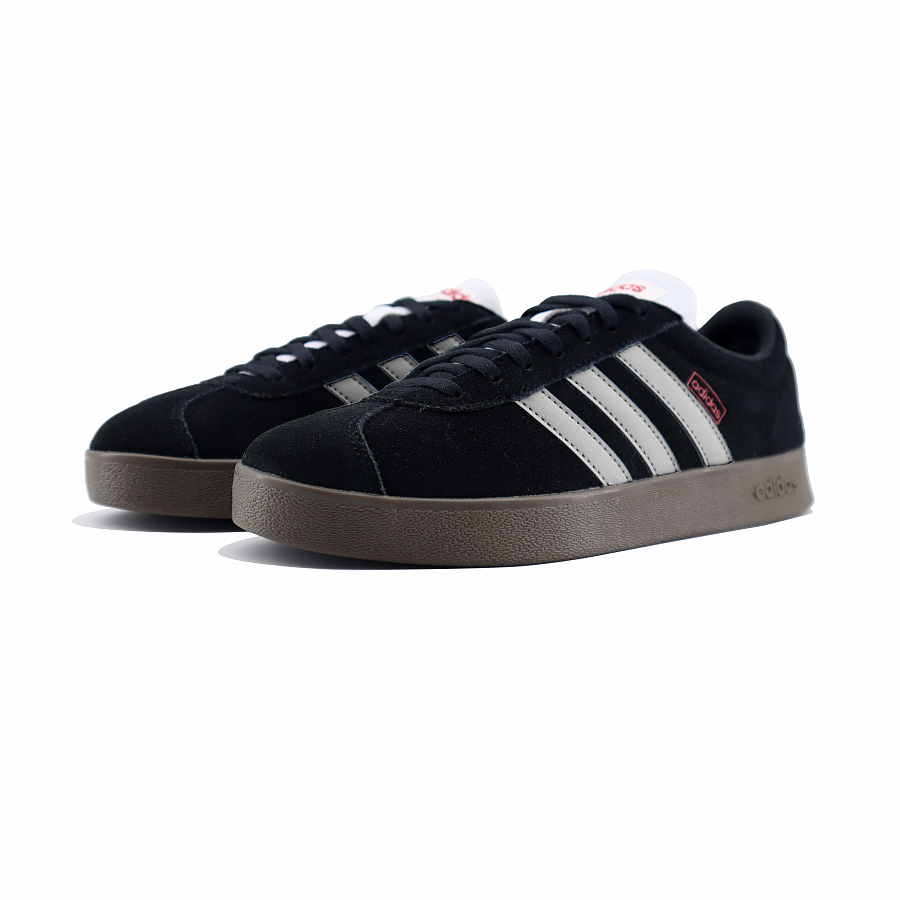 Adidas Neo VL Court 2.0 Anti Slip Wear Resistant Low Top Skateboard Shoes Unisex Black Silver купить в интернет-магазине Yoocart с быстрой доставкой по России.