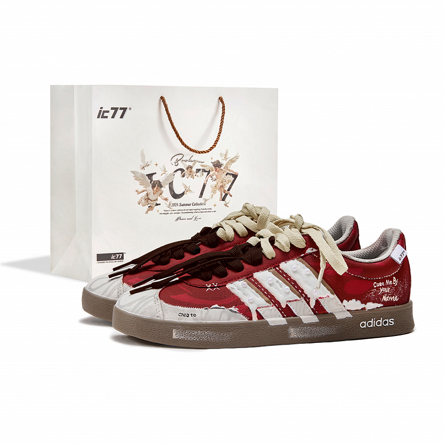 Adidas Neo VL Court 2.0 Skateboard Shoes Unisex Low-Top Red/White купить в интернет-магазине Yoocart с быстрой доставкой по России.