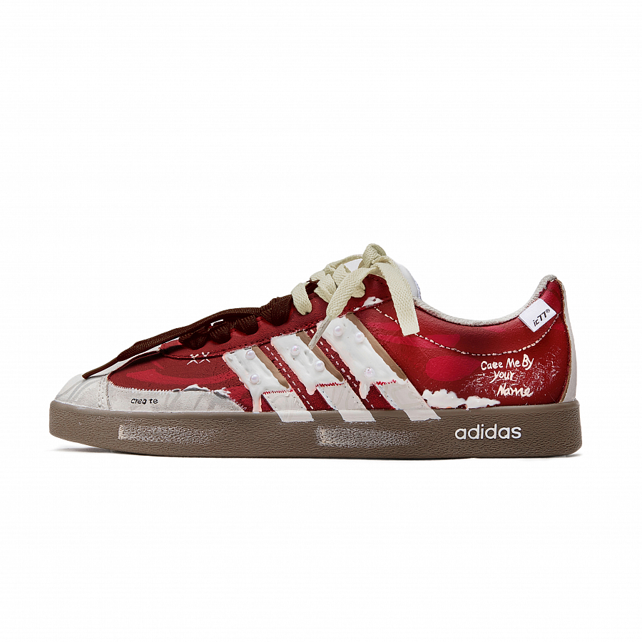 Adidas Neo VL Court 2.0 Skateboard Shoes Unisex Low-Top Red/White купить в интернет-магазине Yoocart с быстрой доставкой по России.