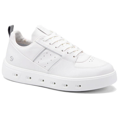 Ecco Street 720 Series Low Top Skateboard Shoes Women's White