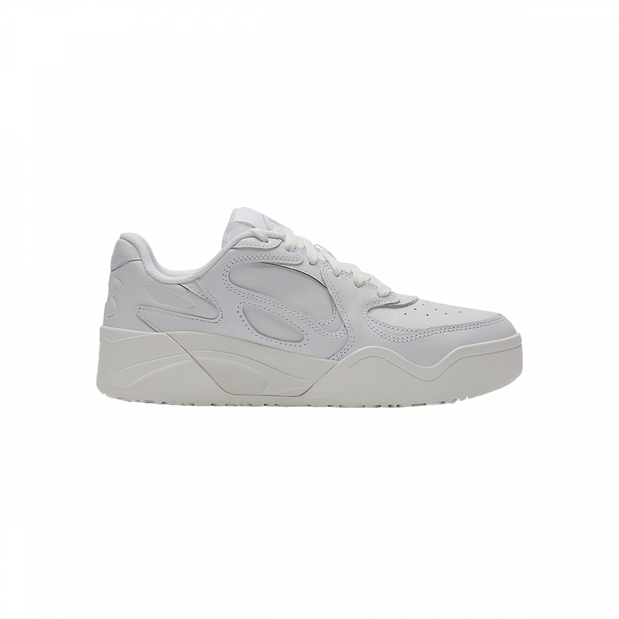 Under Armour Anti-Slip Wear-Resistant Low-Top Casual Shoes Unisex White