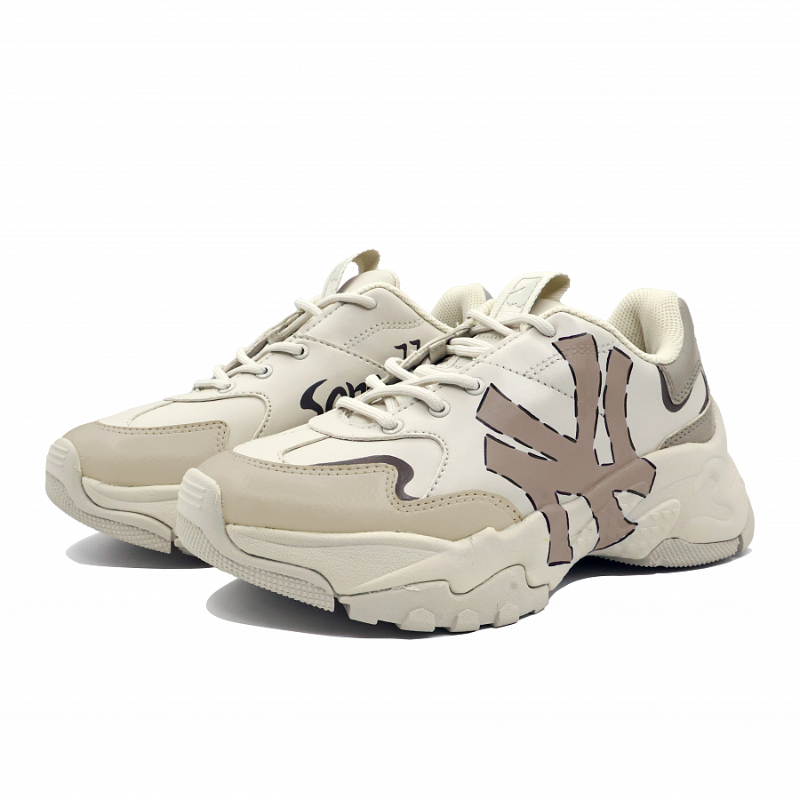 MLB Big Ball Chunky Chunky Sneakers Unisex Low-Top Brown
