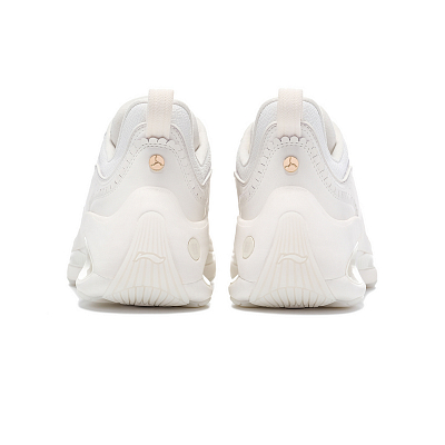 LI NING 1990 Heart Dance Cushioning, Wear Resistant Low Top Casual Shoes Women's Ecru