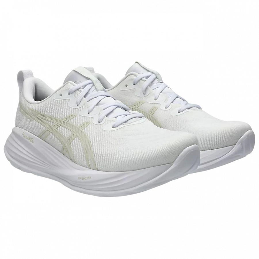 Asics Gel Cumulus 27 White Lake Grey купить в интернет-магазине Yoocart с быстрой доставкой по России.