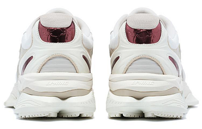 LI NING 1990 Lava Anti Slip Wear Resistant Low Top Sports Casual Shoes Women's White Gray