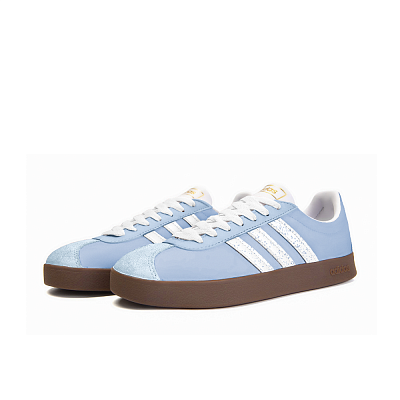 Adidas Neo VL Court 2.0 Name Yu Dong Small Flower Anti Slip Wear Resistant Low Top Skateboard Shoes Unisex Blue