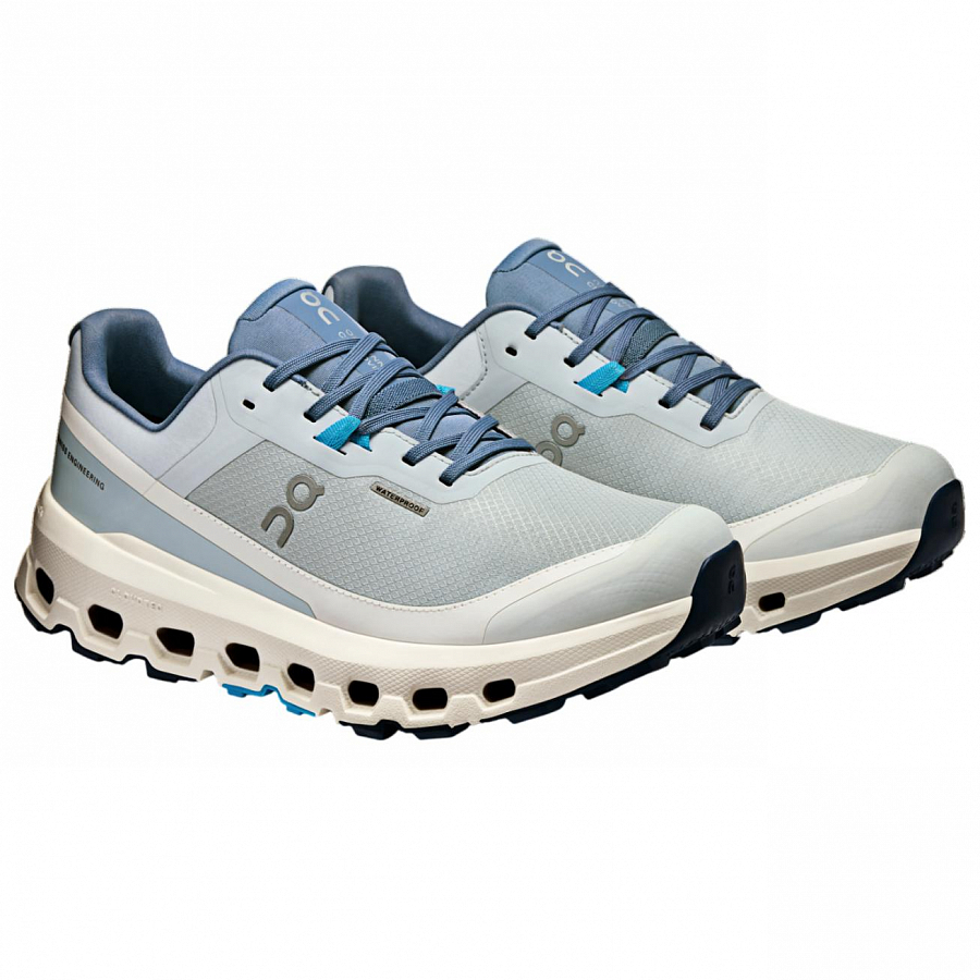 On Cloudvista 2 Anti-Slip Wear-Resistant Low-Top Running Shoes Women's Blue White