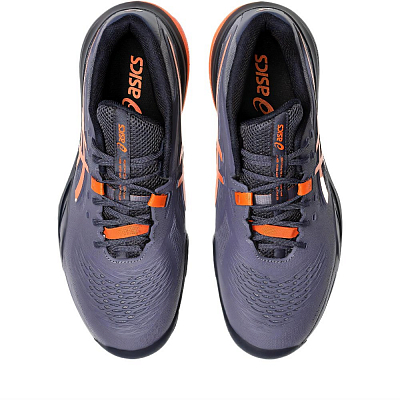 Asics Abrasion Resistant Low Top Tennis Shoes Men's Purple