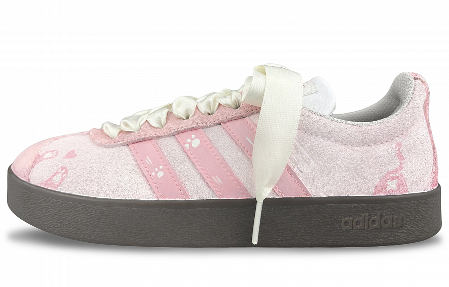 Adidas Neo VL Court Lifestyle Low Top Skateboard Shoes Unisex Cherry Blossom Pink купить в интернет-магазине Yoocart с быстрой доставкой по России.