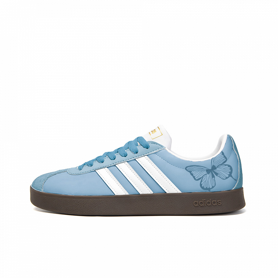 Adidas Neo VL Court 2.0 Anti-Slip Wear-Resistant Low-Top Skateboard Shoes Unisex Blue White купить в интернет-магазине Yoocart с быстрой доставкой по России.