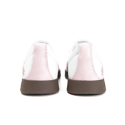 Adidas Neo VL Court 2.0 Cushioning Low Top Skateboard Shoes Unisex White Pink