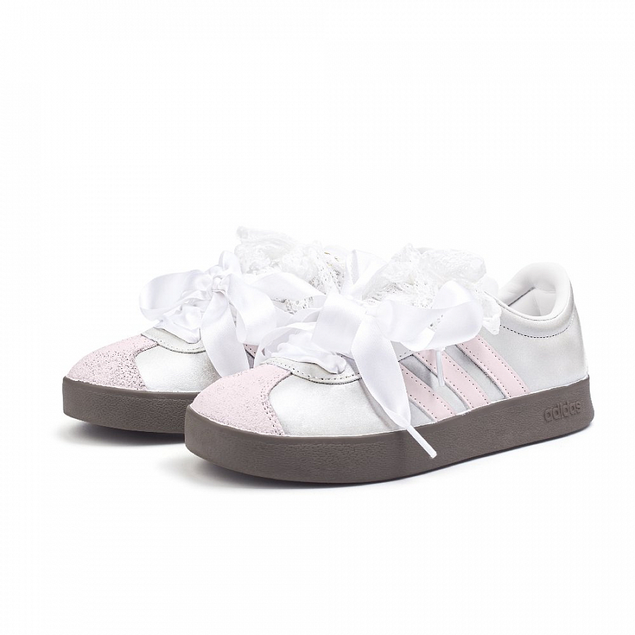 Adidas Neo VL Court 2.0 Low Top Skateboard Shoes Unisex Silver Pink купить в интернет-магазине Yoocart с быстрой доставкой по России.